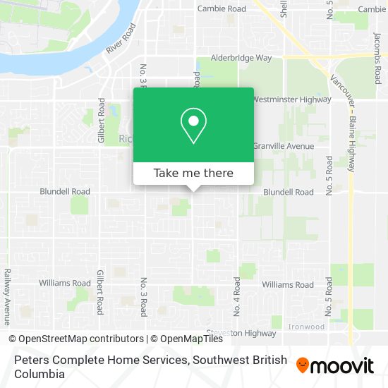 Peters Complete Home Services map