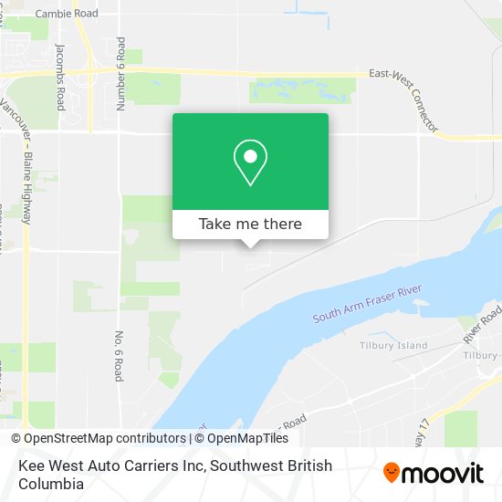 Kee West Auto Carriers Inc map
