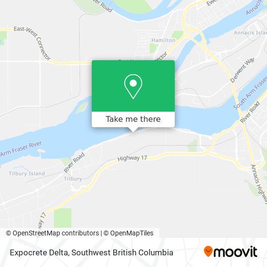 Expocrete Delta map
