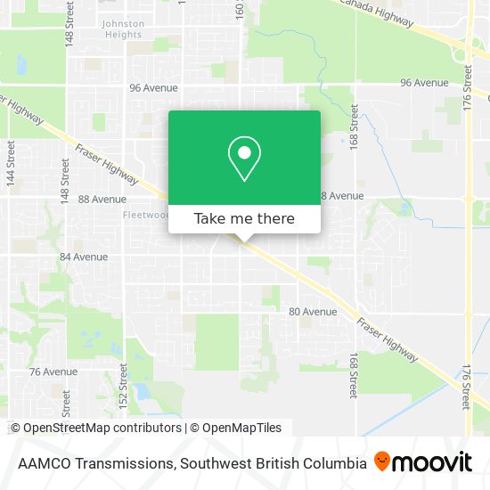 AAMCO Transmissions map