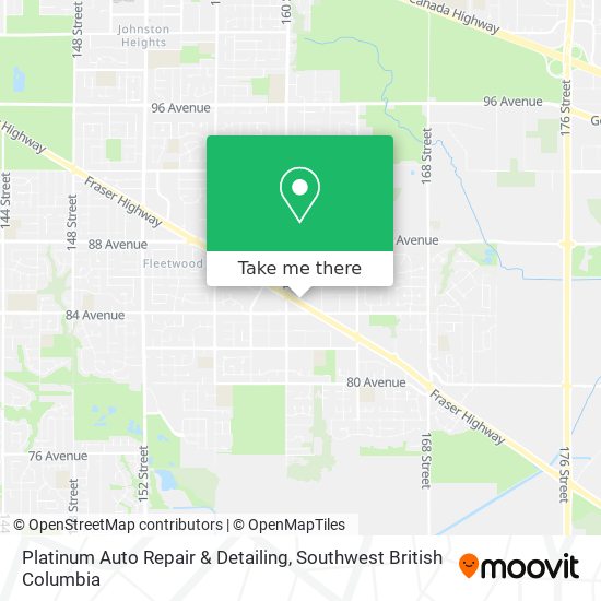 Platinum Auto Repair & Detailing map