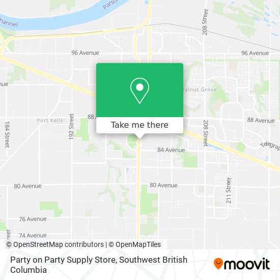 Party on Party Supply Store map