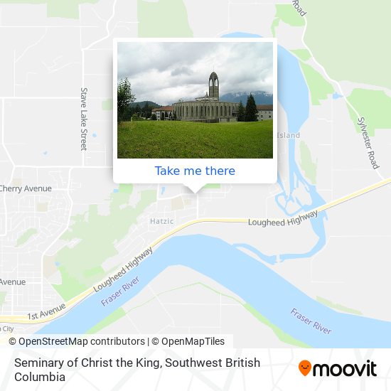 Seminary of Christ the King map