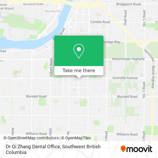 Dr Qi Zhang Dental Office map