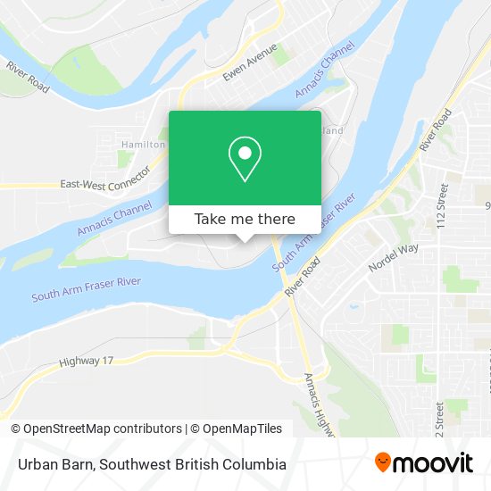 Urban Barn map
