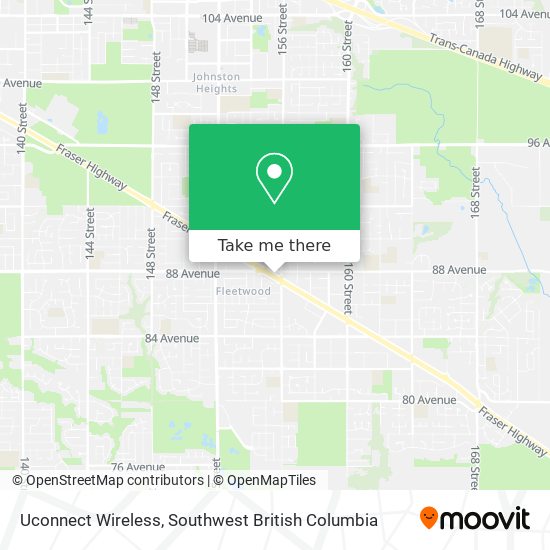 Uconnect Wireless map