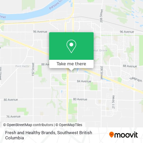 Fresh and Healthy Brands map