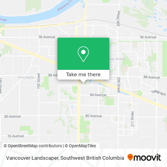 Vancouver Landscaper map