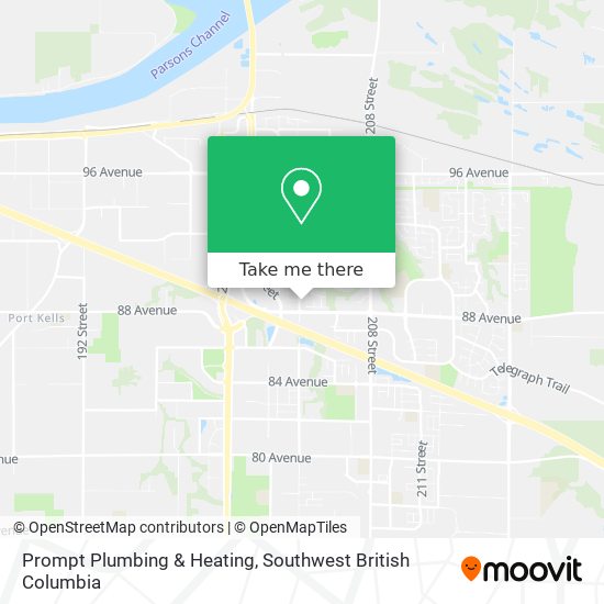 Prompt Plumbing & Heating map