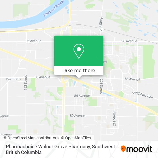 Pharmachoice Walnut Grove Pharmacy map