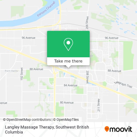 Langley Massage Therapy map