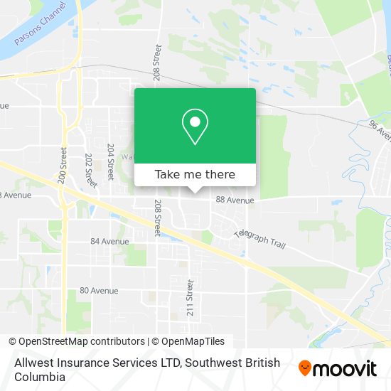 Allwest Insurance Services LTD map