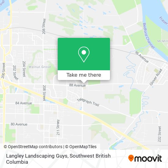 Langley Landscaping Guys map