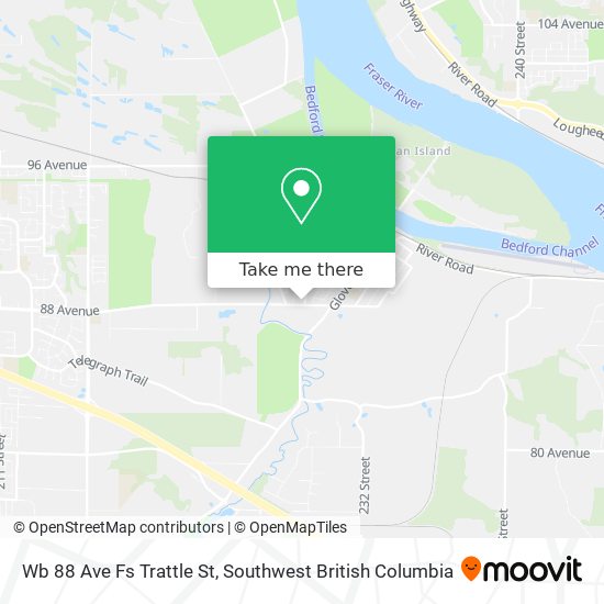 Wb 88 Ave Fs Trattle St map