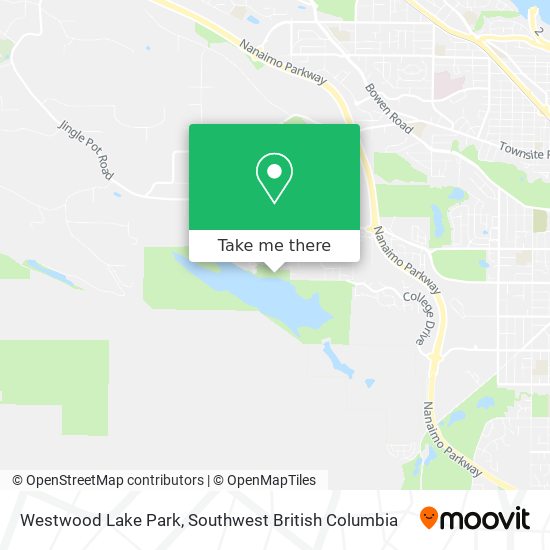 Westwood Lake Park map