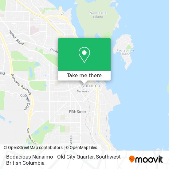 Bodacious Nanaimo - Old City Quarter map