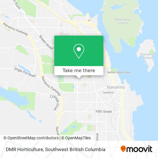 DMR Horticulture map