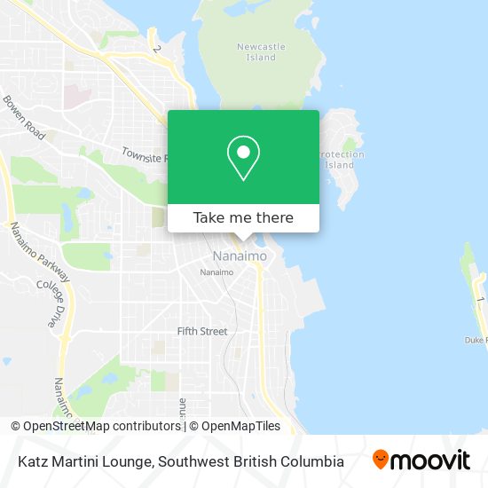 Katz Martini Lounge map