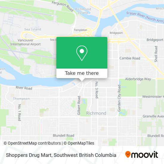 Shoppers Drug Mart map