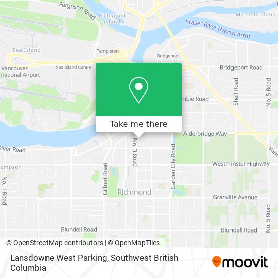 Lansdowne West Parking map