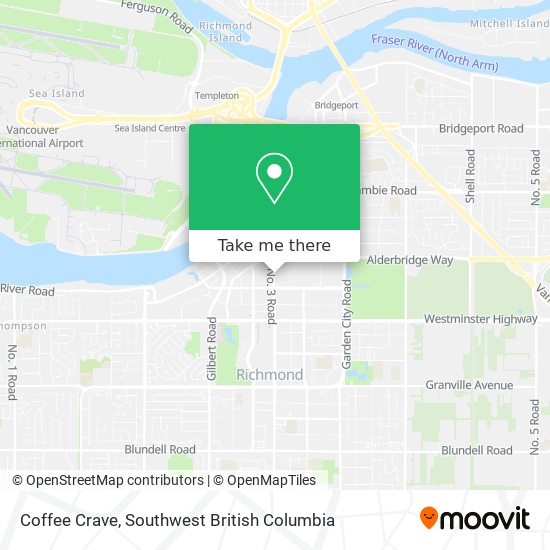 Coffee Crave map