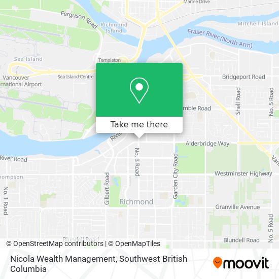 Nicola Wealth Management map