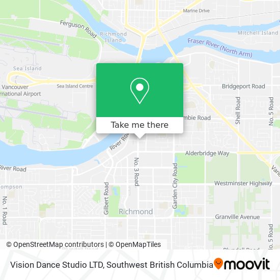 Vision Dance Studio LTD map