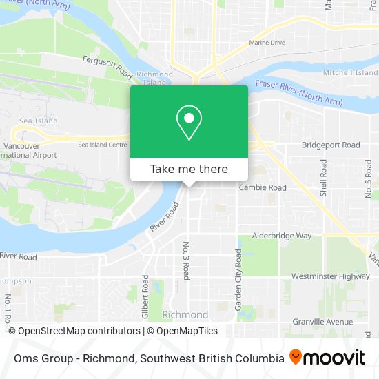 Oms Group - Richmond map