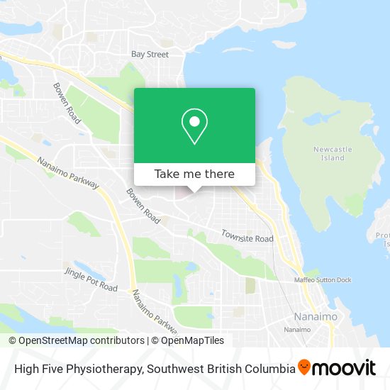 High Five Physiotherapy map