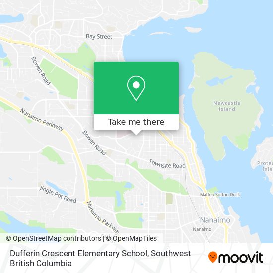 Dufferin Crescent Elementary School map