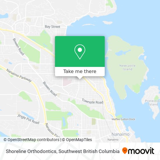 Shoreline Orthodontics map