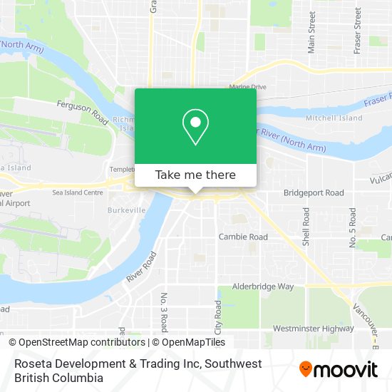 Roseta Development & Trading Inc map