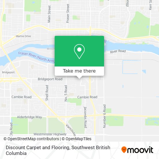 Discount Carpet and Flooring map