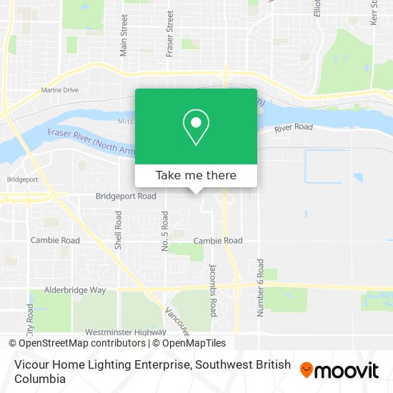 Vicour Home Lighting Enterprise map
