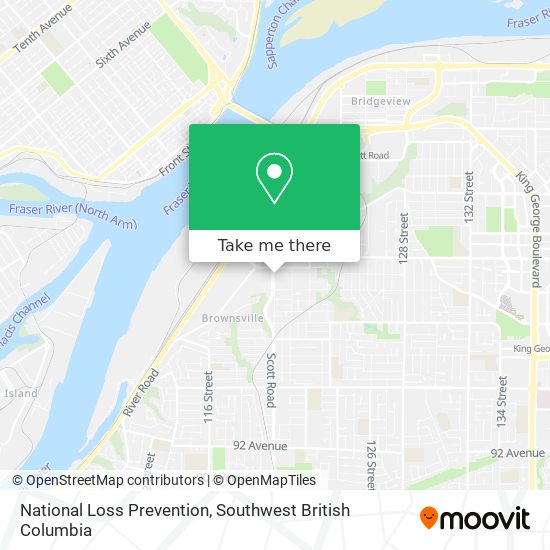 National Loss Prevention map