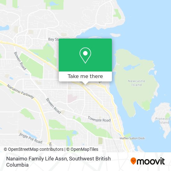 Nanaimo Family Life Assn map