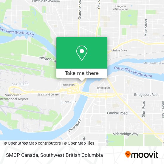 SMCP Canada map