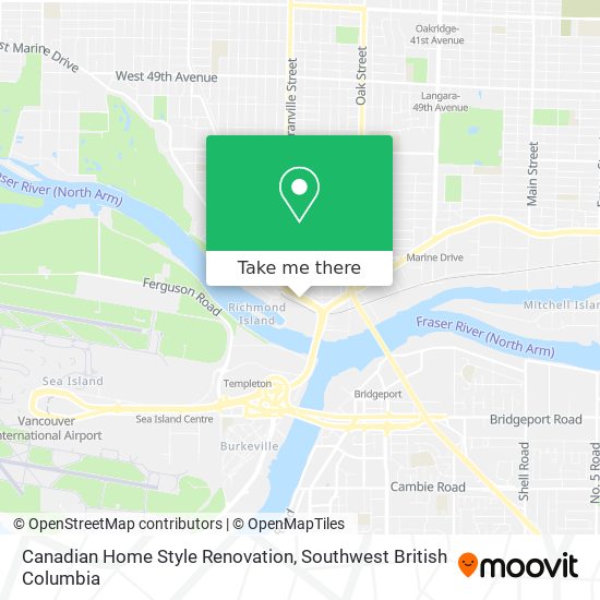 Canadian Home Style Renovation map