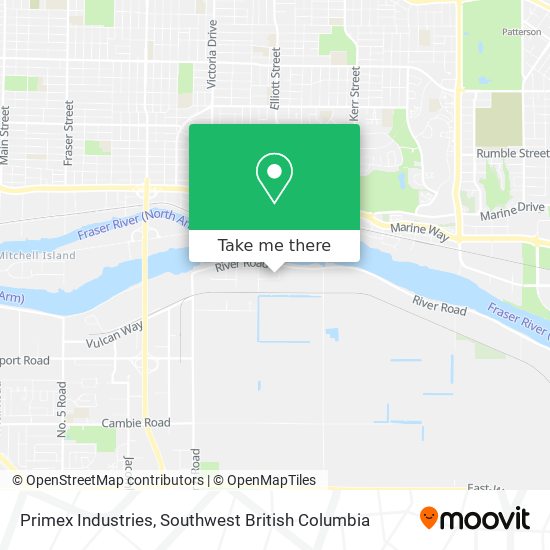 Primex Industries map