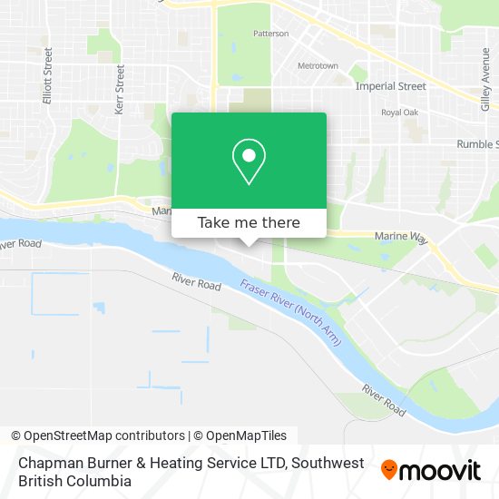 Chapman Burner & Heating Service LTD map