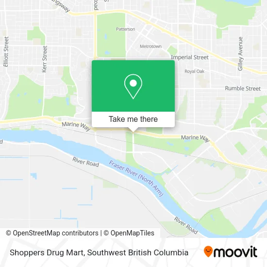 Shoppers Drug Mart map