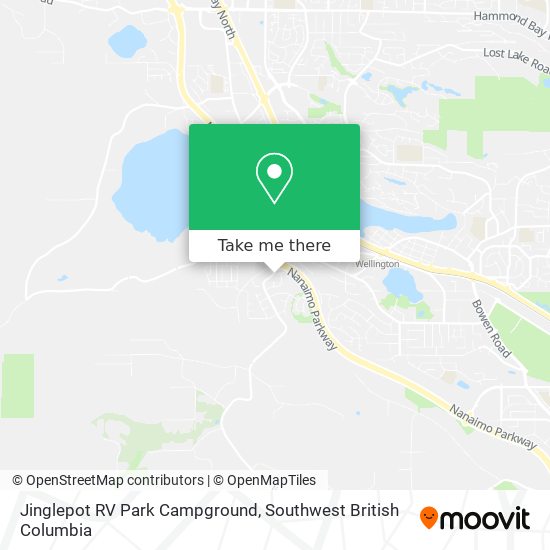Jinglepot RV Park Campground map