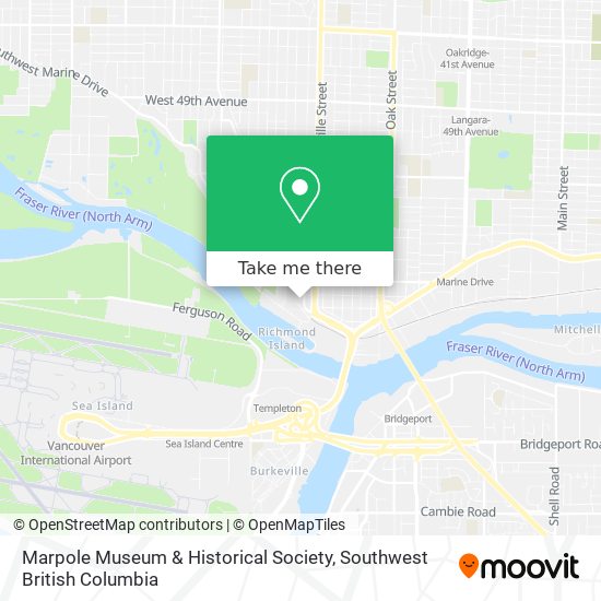 Marpole Museum & Historical Society map