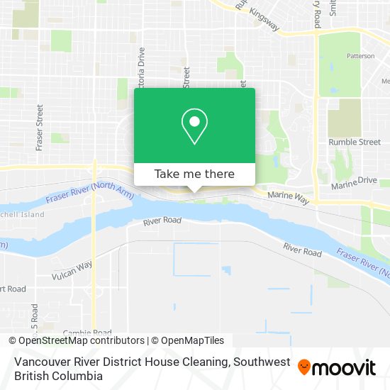 Vancouver River District House Cleaning map