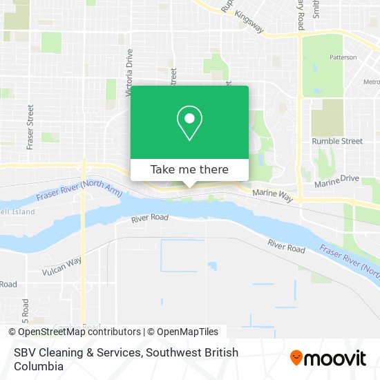 SBV Cleaning & Services map