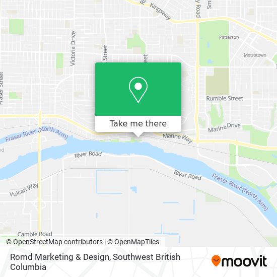 Romd Marketing & Design map