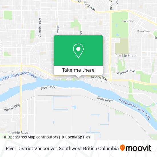 River District Vancouver map