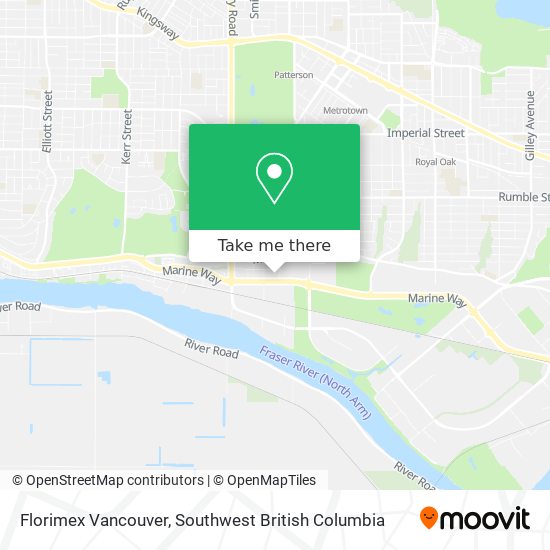 Florimex Vancouver map