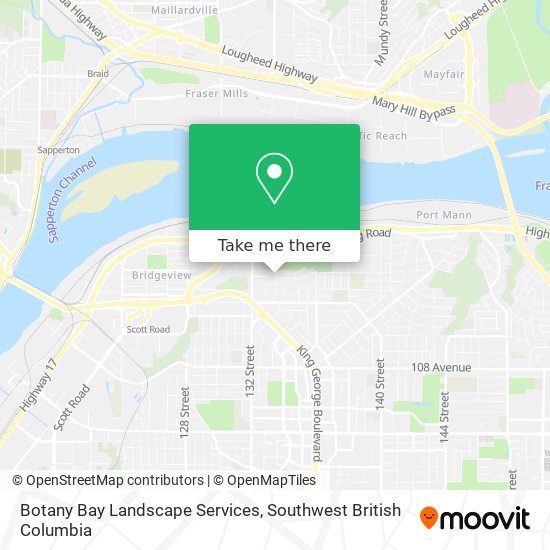 Botany Bay Landscape Services map