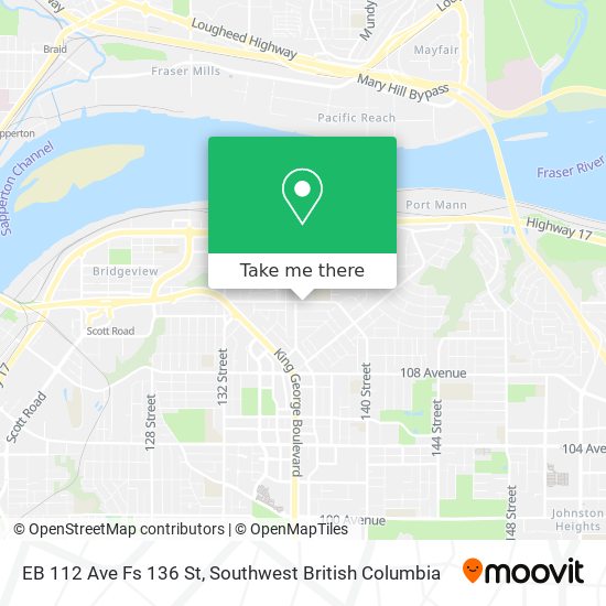 EB 112 Ave Fs 136 St map